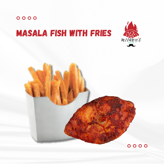 Masala Fish with Fries