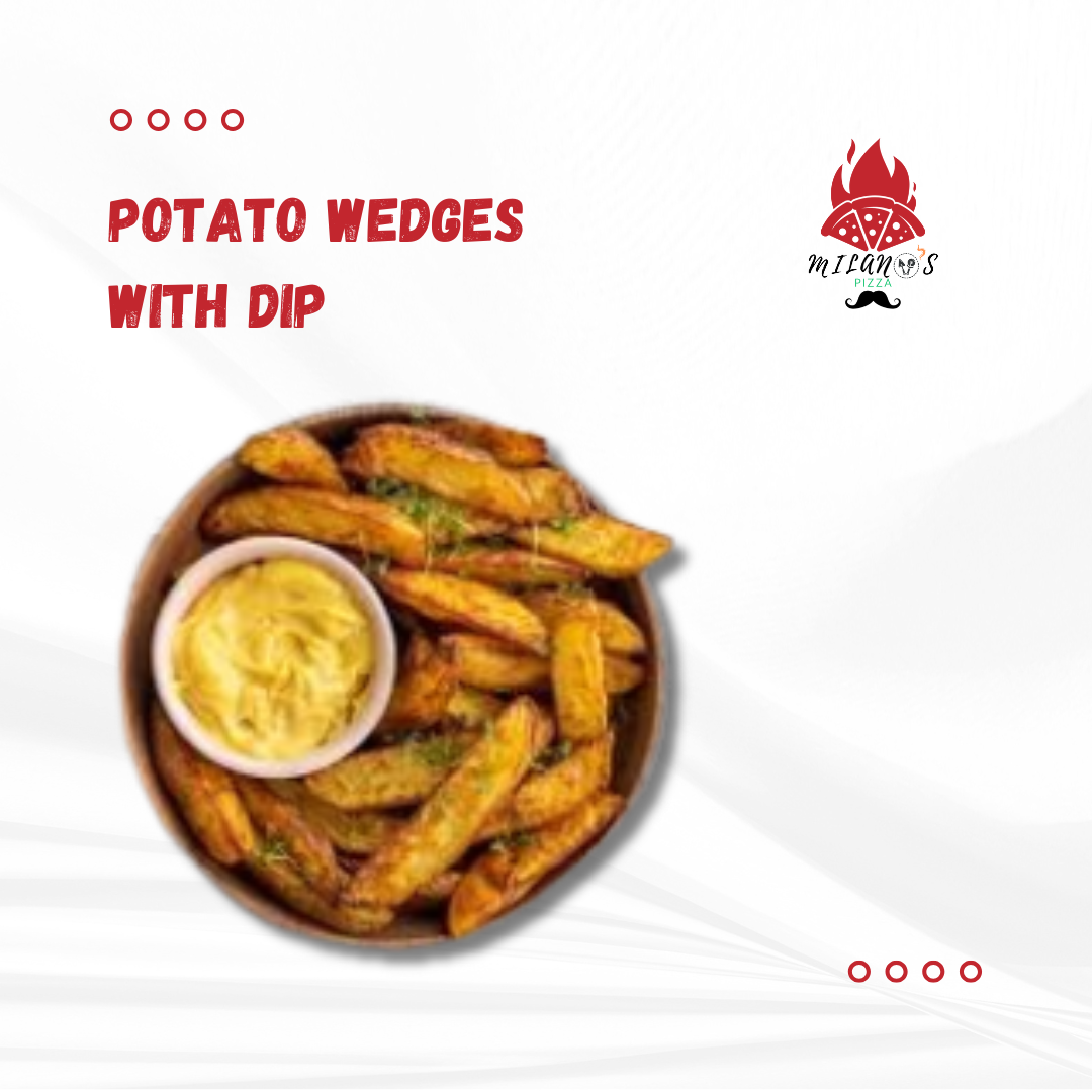 Potato Wedges with Dip